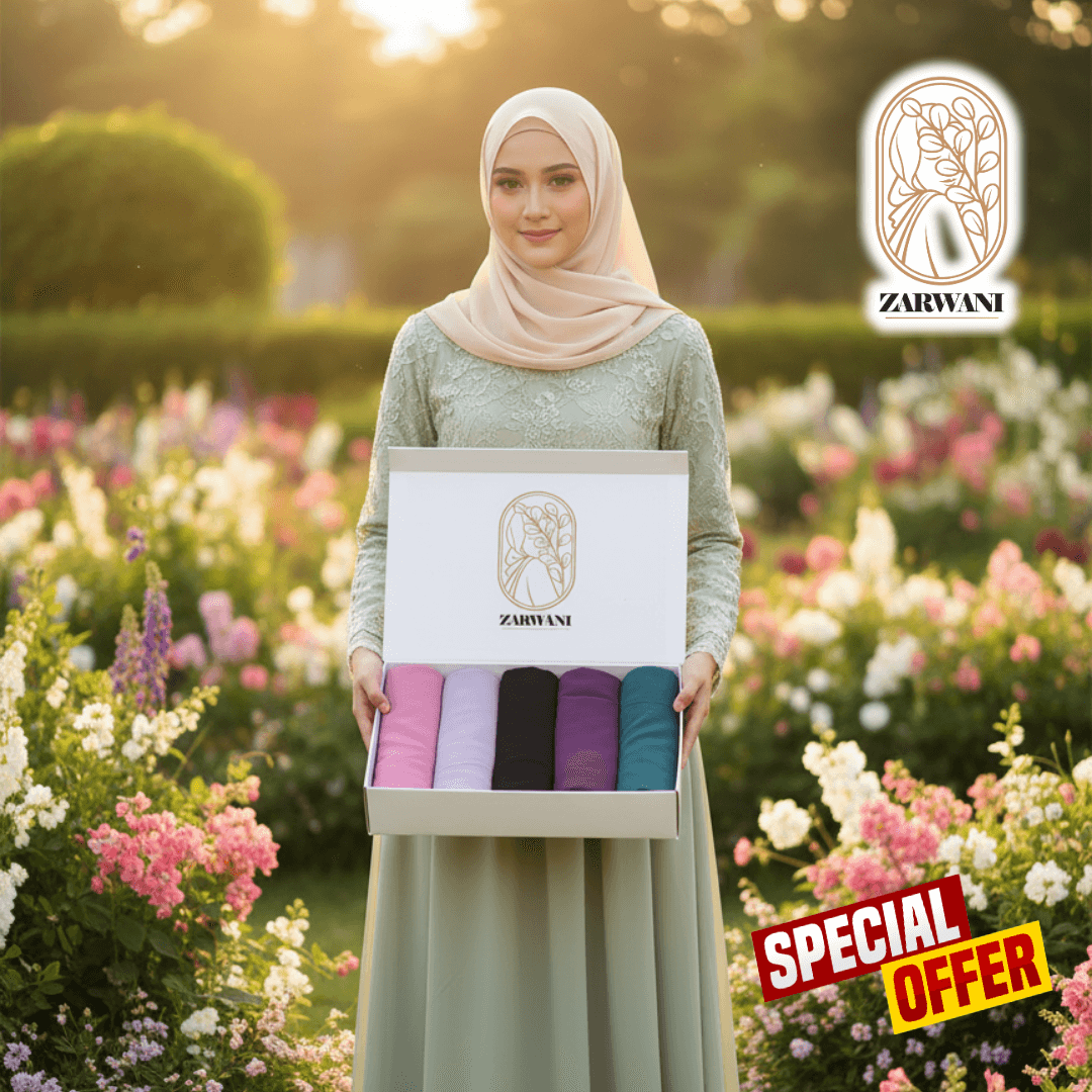 Georgette Hijab Pack of 5