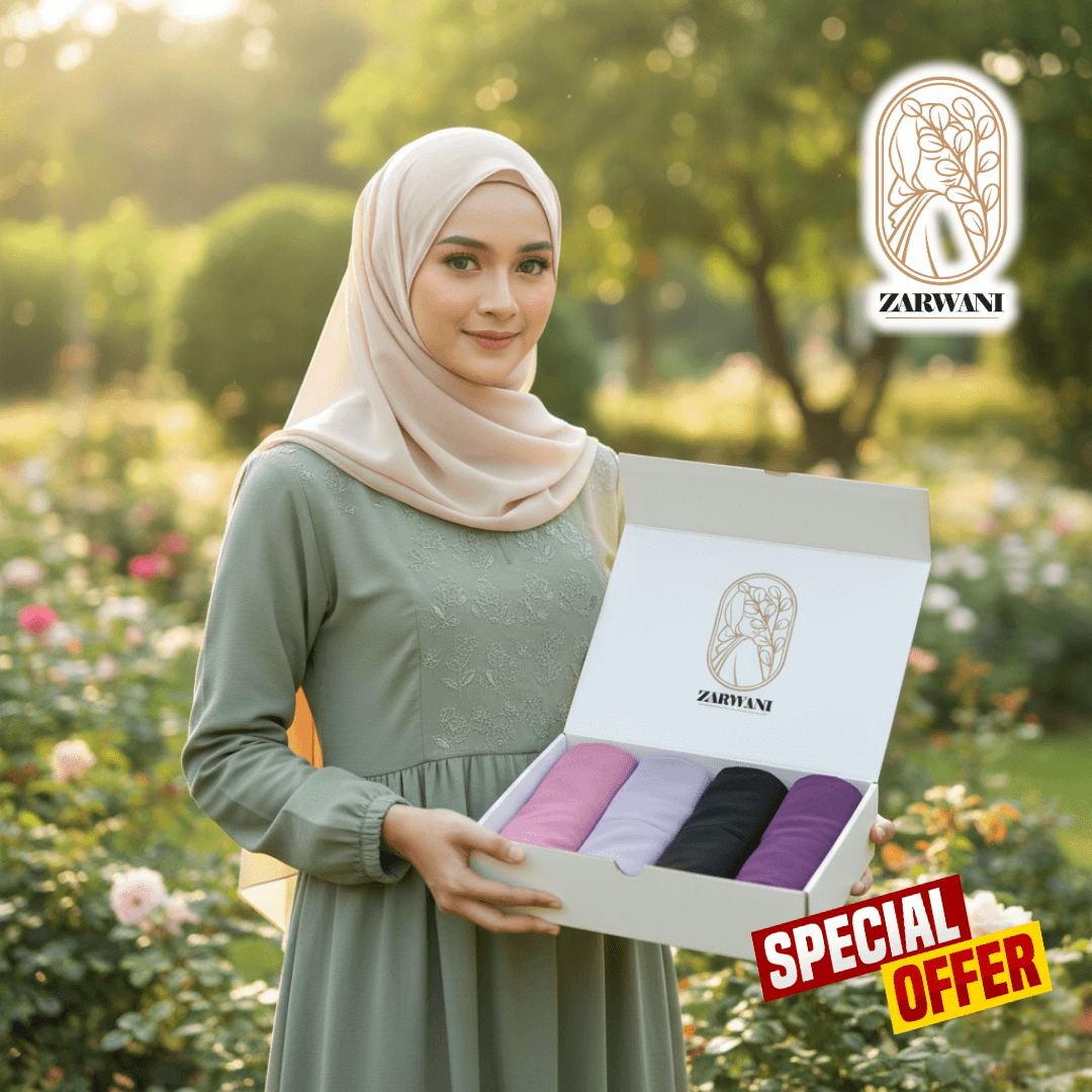 Georgette Hijab Pack of 4