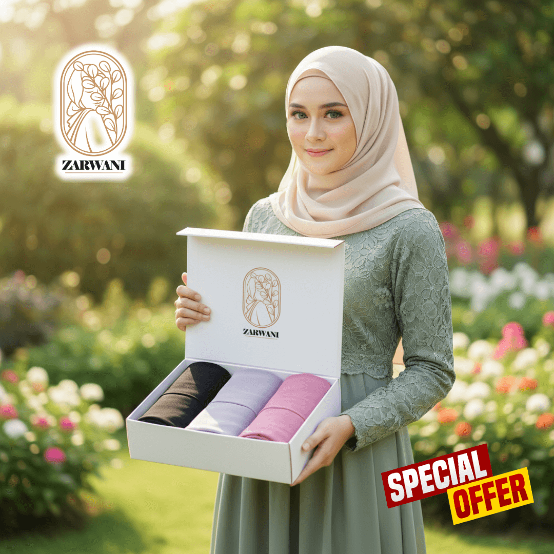 Georgette Hijab Pack of 3