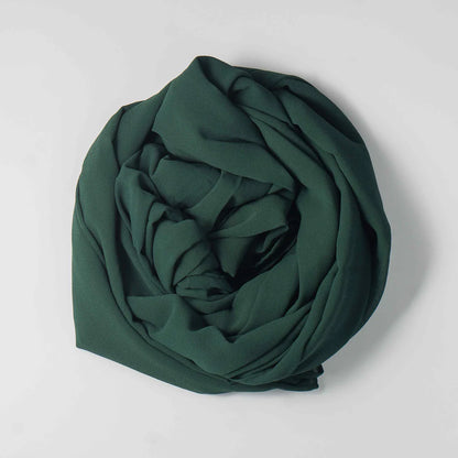 Green - Georgette Hijab